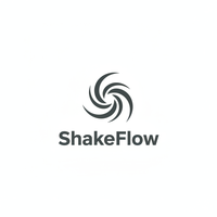 ShakeFlow Logo – Swirl Flat